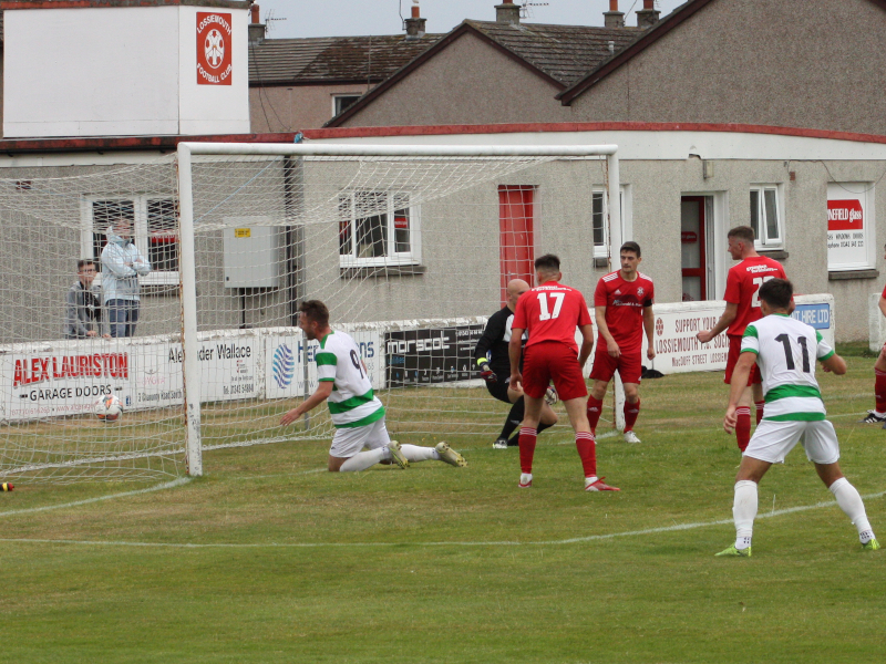 Josh Peters (9) opens the scoring
